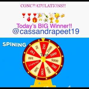 CONGRATS to our BIG WINNER of TODAY, @cassandrapeet19, put on by  @star_gazer99!